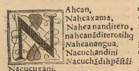 An illustration from Vocabulario en lengua de Mechuacan (1559)