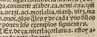 An illustration from Arte de la lengua Mexicana y Castellana (1571)