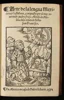 Picture 1 of 4 from Arte de la lengua Mexicana y Castellana (1571), leaf 8