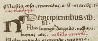 An illustration from Dictionarium ex Hisniensi in Latinum sermonem (1540)