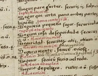 An illustration from Dictionarium ex Hisniensi in Latinum sermonem (1540)