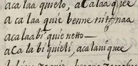 An illustration from Bucabulario de la lengua castellena ! y zapoteca nexitza se acabó a 16 de nobienbre 1696 años (1696)