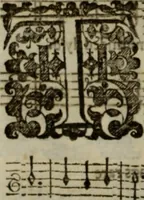 An illustration from Ayres and dialogues, : for one, two, and three voyces (1653)
