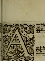 An illustration from Ayres and dialogues, : for one, two, and three voyces (1653)
