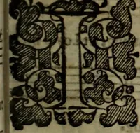 An illustration from Ayres and dialogues, : for one, two, and three voyces (1653)