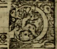 An illustration from Ayres and dialogues, : for one, two, and three voyces (1653)