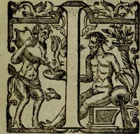 An illustration from Ayres and dialogues, : for one, two, and three voyces (1653)