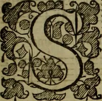 An illustration from Ayres and dialogues, : for one, two, and three voyces (1653)