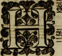 An illustration from Ayres and dialogues, : for one, two, and three voyces (1653)