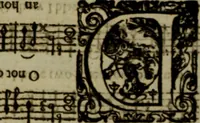 Picture 158 of 167 from Ayres and dialogues, : for one, two, and three voyces (1653), leaf 203