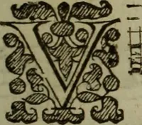 An illustration from Ayres and dialogues, : for one, two, and three voyces (1653)