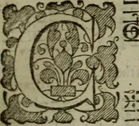 An illustration from Ayres and dialogues, : for one, two, and three voyces (1653)