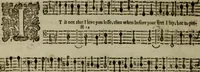 An illustration from Ayres and dialogues, : for one, two, and three voyces (1653)