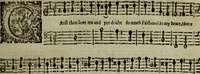 An illustration from Ayres and dialogues, : for one, two, and three voyces (1653)