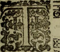 An illustration from Ayres and dialogues, : for one, two, and three voyces (1653)