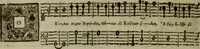 An illustration from Ayres and dialogues, : for one, two, and three voyces (1653)