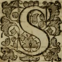 An illustration from Ayres and dialogues, : for one, two, and three voyces (1653)
