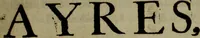 An illustration from Ayres and dialogues, : for one, two, and three voyces (1653)