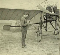 An illustration from Famous airmen and their equipment [electronic resource] : with some notes on first-aid in emergencies (1912)