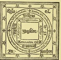 An illustration from The discoverie of witchcraft ... Being a reprint of the first edition published in 1584 (1886)