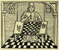An illustration from The game of the chesse (1855)