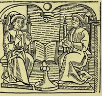 An illustration from The game of the chesse (1855)