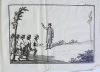 An illustration from La gimnástica, ó escuela de la juventad. Tratado elemental de juegos, de exercicios considerados en razon de utilidad física y moral (1807)