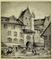 An illustration from The Life of Paracelsus Theophrastus von Hohenheim, 1493-1541 (1911)