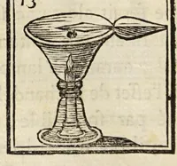 An illustration from Supplément à la Magie blanche dévoilée ... Contenant l'explication de plusieurs tours nouveauz (1785)