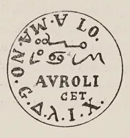 An illustration from Les sept livres de l'Archidoxe magique : traduits pour la première fois en français, texte latin en regard (1909)