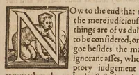 An illustration from The arraignment of urines: wherein are set downe the manifold errors and abuses of ignorant urine-monging empirickes, cozening quacksalvers, women-physitians, and the like stuffe (1623)
