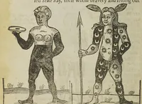 Picture 29 of 31 from Anthropometamorphosis: man transform'd; or, the artificial changeling. Historically presented, in the mad and cruel gallantry, foolish bravery, ridiculous beauty, filthy finenesse, and loathsome lovelinesse of most nations, fashioning and altering their bodies from the mould intended by nature. With a vindication of the regular beauty and honesty of nature. And an appendix of the pedigree of the English gallant (1653), leaf 520
