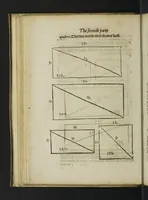Picture 3 of 8 from The whetstone of witte, whiche is the seconde parte of arithmetike: containyng thextraction of rootes: the cossike practise, with the rule of Equation: and the woorkes of surde nombers (1557), leaf 60