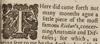An illustration from The anatomical exercises of Dr. William Harvey, professor of physick and physician to the Kings Majesty, concerning the motion of the heart and blood (1653)
