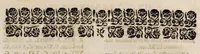 An illustration from De palingenesia, sive resuscitatione artificiali plantarum, hominum et animalium e suis cineribus liber singularis (1717)