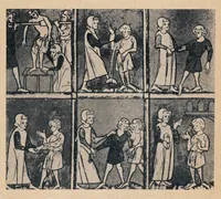 An illustration from Ueber Aberglauben und Mysticismus in der Medizin (1866)