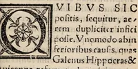 An illustration from Tractatus de peste ac febribus cum puncticulis vulgo tavardillo (1582)