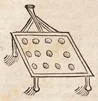 An illustration from Solis e puteo emergentis: sive dissertationis chymiotechnicae libri tres. In quibus totius operationis chymicae methodus practica: materia lapidis philosophici, et nodus [sic] solvendi ejus, operandique, ut et clavis operum Paracelsi qua abstrusa explicantur, deficientia supplentur. Cum praefatione chymiae veritatem asserente ... (1613)