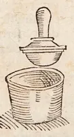 An illustration from Solis e puteo emergentis: sive dissertationis chymiotechnicae libri tres. In quibus totius operationis chymicae methodus practica: materia lapidis philosophici, et nodus [sic] solvendi ejus, operandique, ut et clavis operum Paracelsi qua abstrusa explicantur, deficientia supplentur. Cum praefatione chymiae veritatem asserente ... (1613)