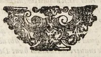 An illustration from De medicamento purgante quarta die dissertatio. In qua cum Hippocratis, tum Galeni auctoritatibus tumuè validissimis rationibus quarto die non esse purgandum statuitur. (1636)