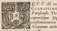 An illustration from Philippi Doute Doctoris Medici Parisiensis De succo cyrenaico diatriba ad Bertinum Dieuxivoie ejusdem facultatis doctorem, : Cui accessit ad eundem antirrheticus in quo singula apologetici capita disquiruntur, indéque natâ occasione alexipharmacorum ac purgantium vires in totius substantiae proprietate positae vindicantur (1659)