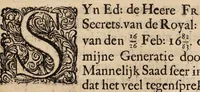 Picture 1 of 8 from Ontledingen en ontdekkingen van de onsigtbare verborgentheden; vervat in verscheyde brieven, (1685), leaf 3