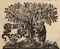 An illustration from Inquisitio philosophica inauguralis de lapide solis (1699)