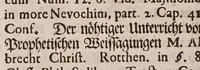 An illustration from [Engastrimythia] Ventriloquium sive donum praedicandi putativum et imaginarium. Thet är en fåfäng och orgrundat inbillning, at uthan laglig kallelse, willia tala och lära i församblingen medelst andarnas synnerliga ingifwelser (1697)