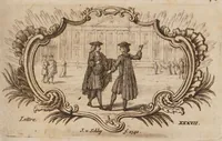An illustration from Lettres cabalistiques, ou correspondance philosophique, historique et critique, entre deux cabalistes, divers esprits elementaires, & le Seigneur Astaroth (1741)