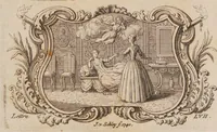 An illustration from Lettres cabalistiques, ou correspondance philosophique, historique et critique, entre deux cabalistes, divers esprits elementaires, & le Seigneur Astaroth (1741)