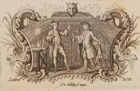 Picture 1 of 2 from Lettres cabalistiques, ou correspondance philosophique, historique et critique, entre deux cabalistes, divers esprits elementaires, & le Seigneur Astaroth (1741), leaf 7
