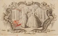An illustration from Lettres cabalistiques, ou correspondance philosophique, historique et critique, entre deux cabalistes, divers esprits elementaires, & le Seigneur Astaroth (1741)
