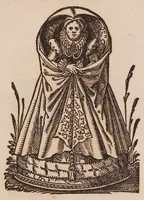 Picture 18 of 26 from Im Frauwenzimmer Wirt vermeldt von allerley schönen Kleidungen unnd Trachten der Weiber, hohes und niders Stands, wie Man fast an allen Orten geschmückt unnd gezieret ist ... Sampt einer kurtzen Beschreibung durch den wolgelehrten Thrasibulum Torrentinum Mutislariensem allen ehrliebenden Frauwen und Jungfrauwen zu ehren in Rheimem verfasst (1586), leaf 123