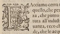 An illustration from Discorso della vecchia et nuova medicina, nel quale si ragiona delle cose ritrouate à nostri secoli, e particolarment dell'oro artificiale (1592)
